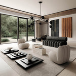 101 Copenhagen - Drop Chandelier Globe - Burned Black (5m) - Chandelier