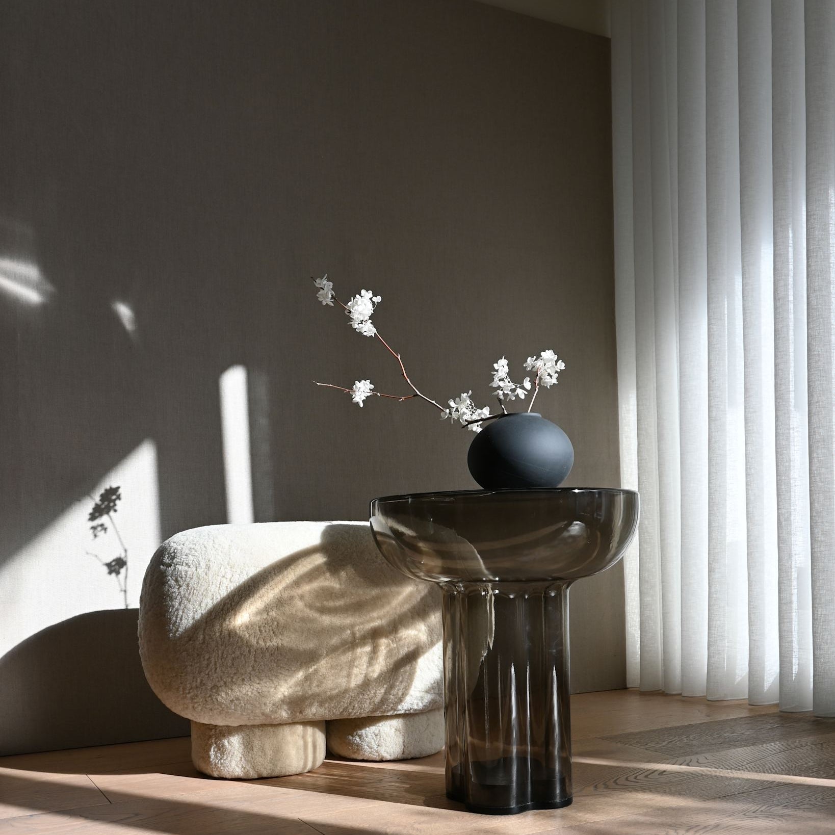 101 Copenhagen - Crown Table, Tall - Smoked Forest - Coffee or Side Table