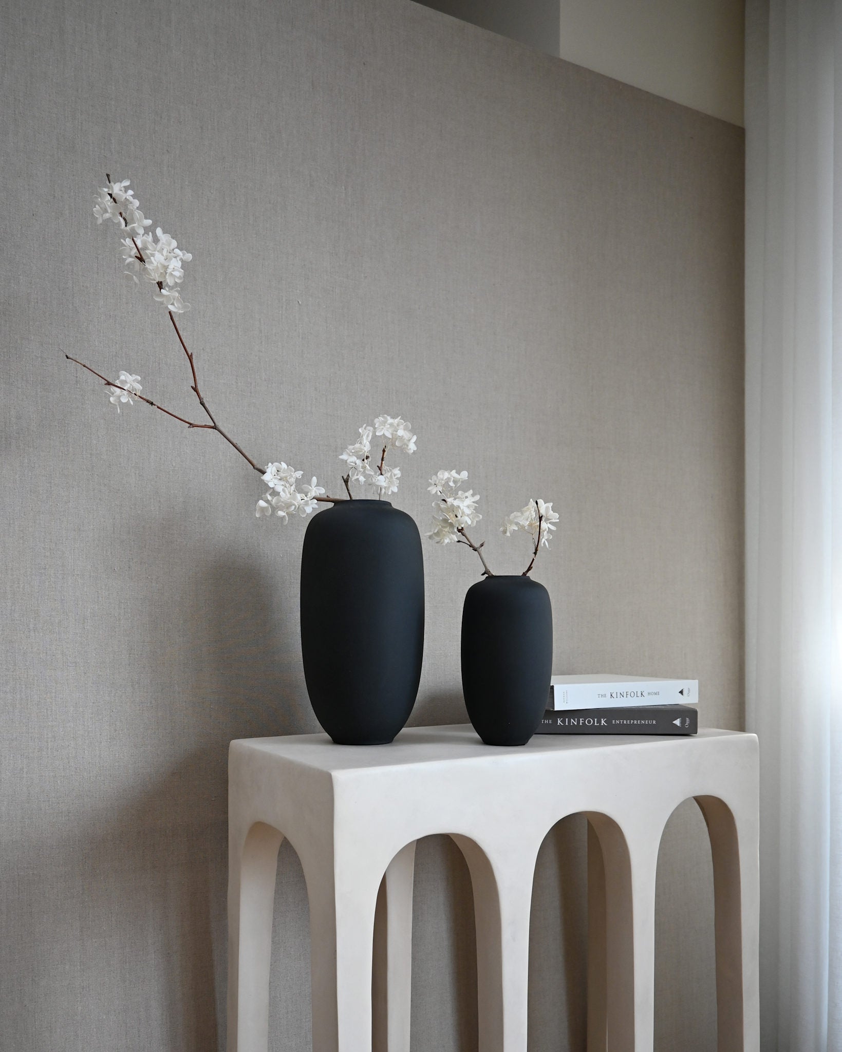 101 Copenhagen - Sunao Vase Slim, Mini - Black - Vase