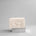 101 Copenhagen - Temple Coffee Table, Low - Chrome / Limestone - Table