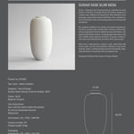 101 Copenhagen - Sunao Vase Slim, Hexa - Birch - Vase