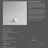 Sunao Vase Fat, Petit - Birch