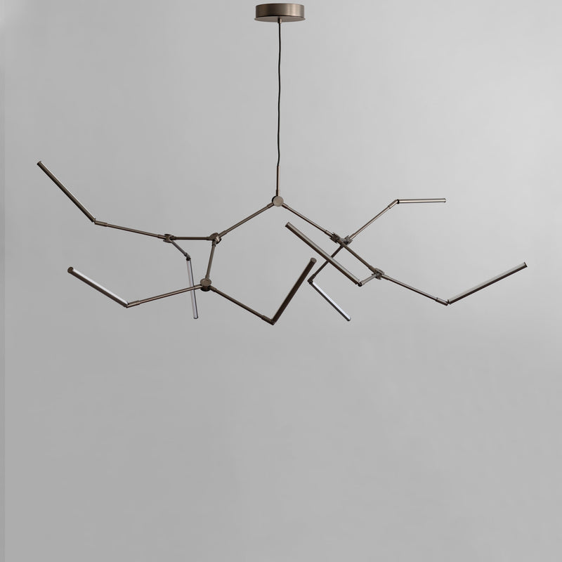 Stick Chandelier - Bronze