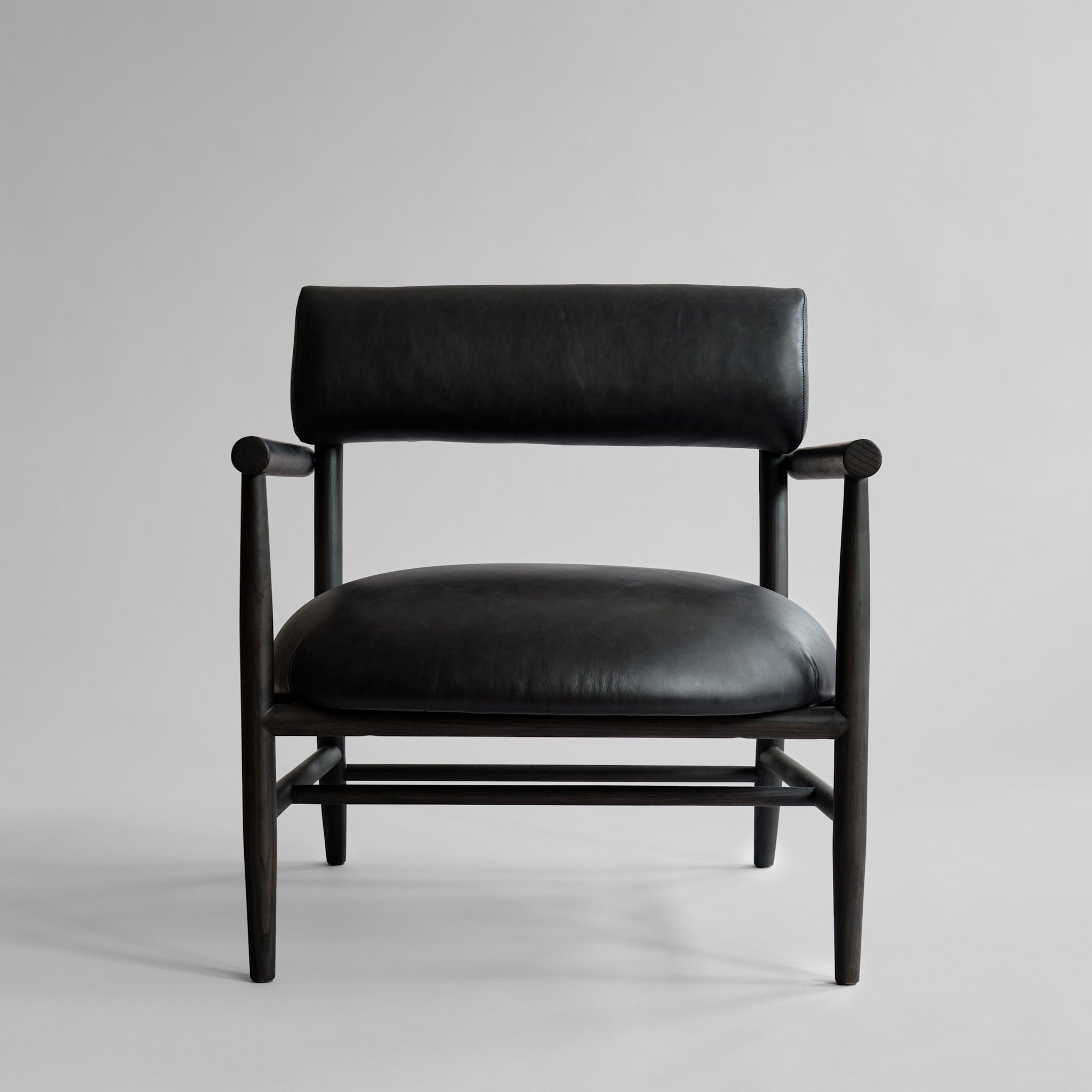 101 Copenhagen - Nama Lounge Chair - Aniline leather black - Lounge Chair