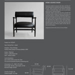 101 Copenhagen - Nama Lounge Chair - Aniline leather black - Lounge Chair