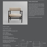 101 Copenhagen - Nama Lounge Chair - Sand (8047-2) - Lounge Chair