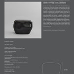 101 Copenhagen - Ishi Coffee Table, Medio - High Glaze Coffee - Coffee Table