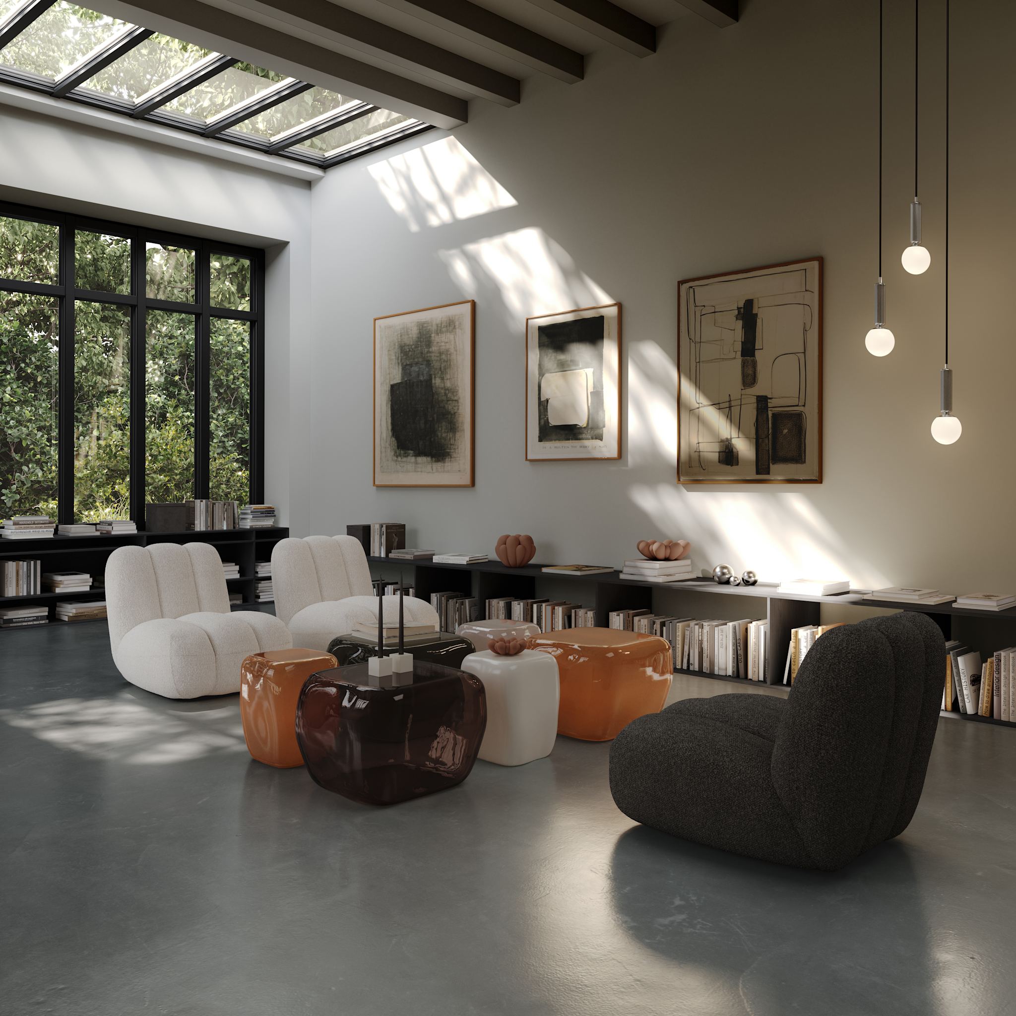 Ishi Coffee Table, Medio - Smoked Forest