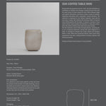 101 Copenhagen - Ishi Coffee Tables, Mini - Smoked Desert - Coffee or Side Table