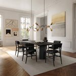 101 Copenhagen - Arc Dining Table, L250 - Coffee Black Oak - Dining Table