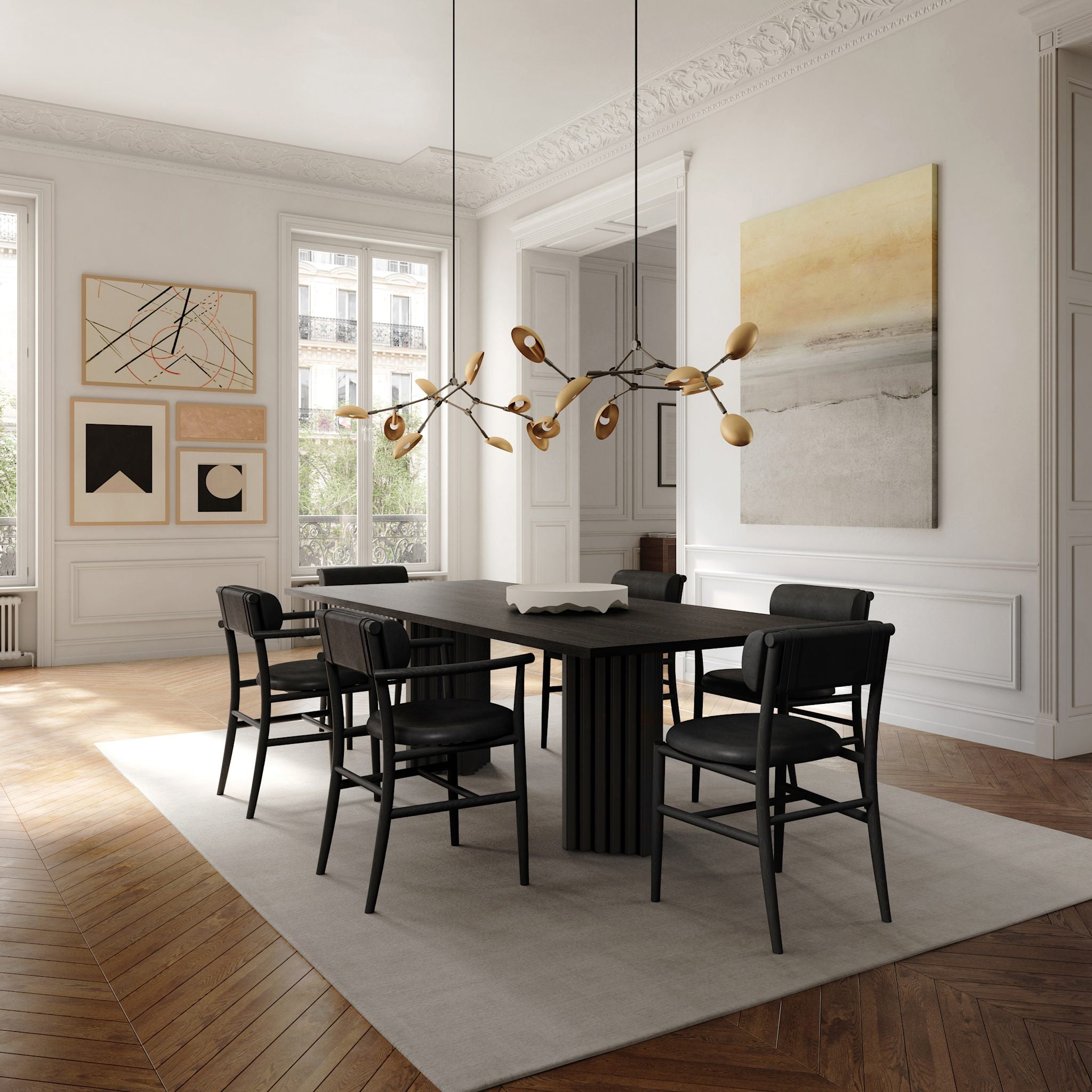 Arc Dining Table, L250 - Coffee Black Oak | 101 Copenhagen