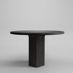 101 Copenhagen - Arc Dining Table, Ø120 - Coffee Black Oak - Dining Table