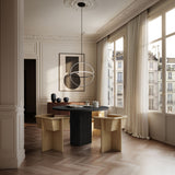 101 Copenhagen - Arc Dining Table, Ø120 - Coffee Black Oak - Dining Table