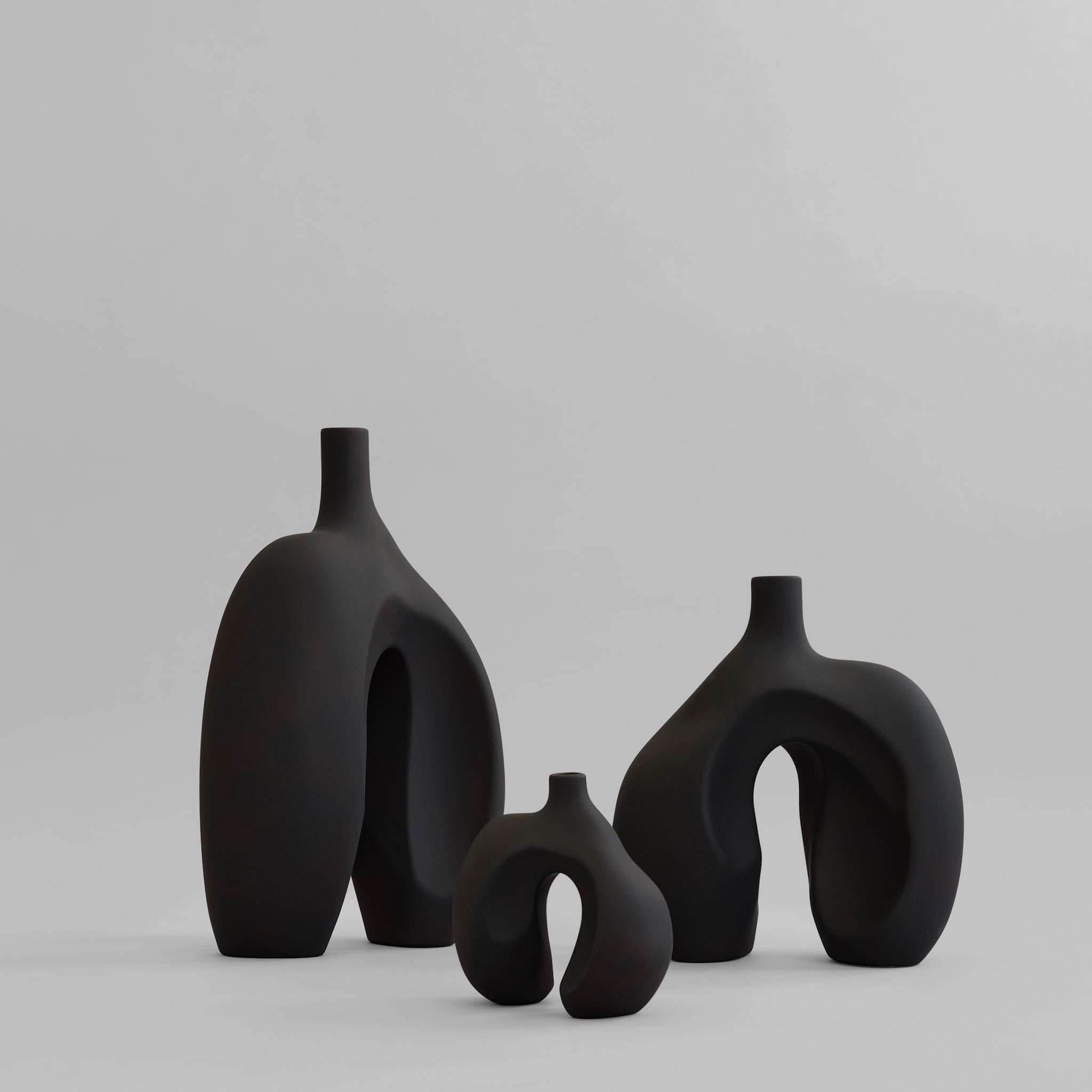 101 Copenhagen - Ni Vase, Mini - Coffee - Vase