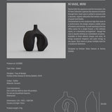 101 Copenhagen - Ni Vase, Mini - Coffee - Vase