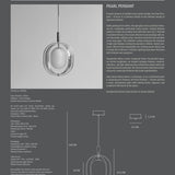 Pearl Pendant - Chrome