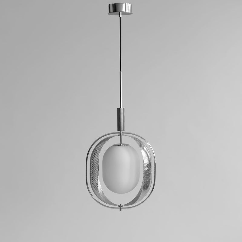 Pearl Pendant - Chrome