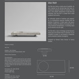Oka Tray - Silver Travertine