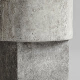 Column Table - Silver Travertine