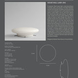 Hikari Wall Lamp, Ø45 - Opal White