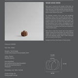Wabi Vase, Mini - Almond