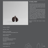 Ni Vase, Petit - Chocolate Brown