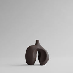 Ni Vase, Mini - Chocolate Brown