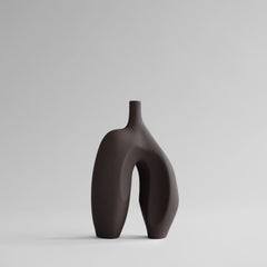 Ni Vase, Medio - Chocolate Brown
