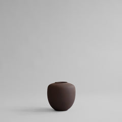 Sunao Vase, Mini - Chocolate Brown