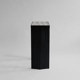 Arc Console - Silver Travertine