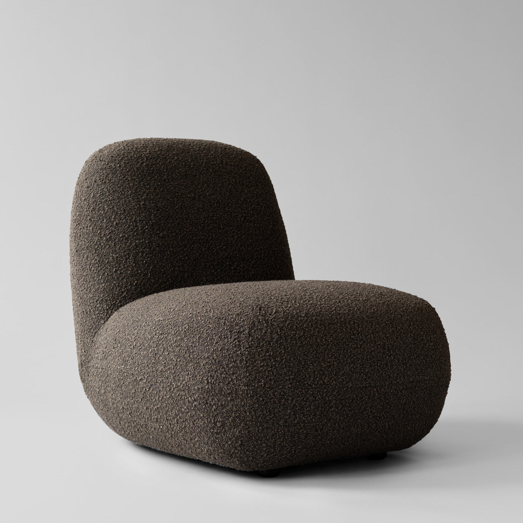 Toe Chair Flat in Deep Taupe