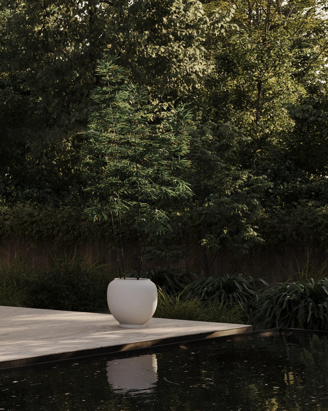 101 Copenhagen - Sunao Plant Pot, Big - Birch - Plant Pot