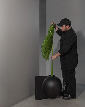 Gustavo Camacho arranging a Offset vase