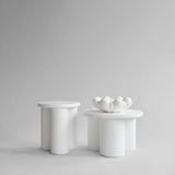 Big Foot Table, Low - Bone White