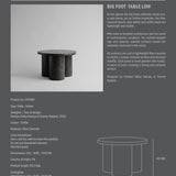 101 Copenhagen - Big Foot Table, Low - Coffee - Coffee or Side Table