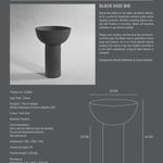 101 Copenhagen - Block Vase, Big - Dark Grey - Archive
