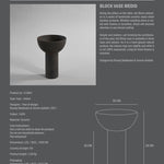 101 Copenhagen - Block Vase, Medio - Coffee - Archive