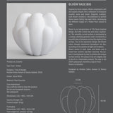 101 Copenhagen - Bloom Vase, Big - Bone White - Vase
