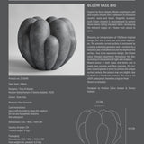 101 Copenhagen - Bloom Vase, Big - Dark Grey - Vase