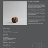 Bloom Vase, Petit - Almond