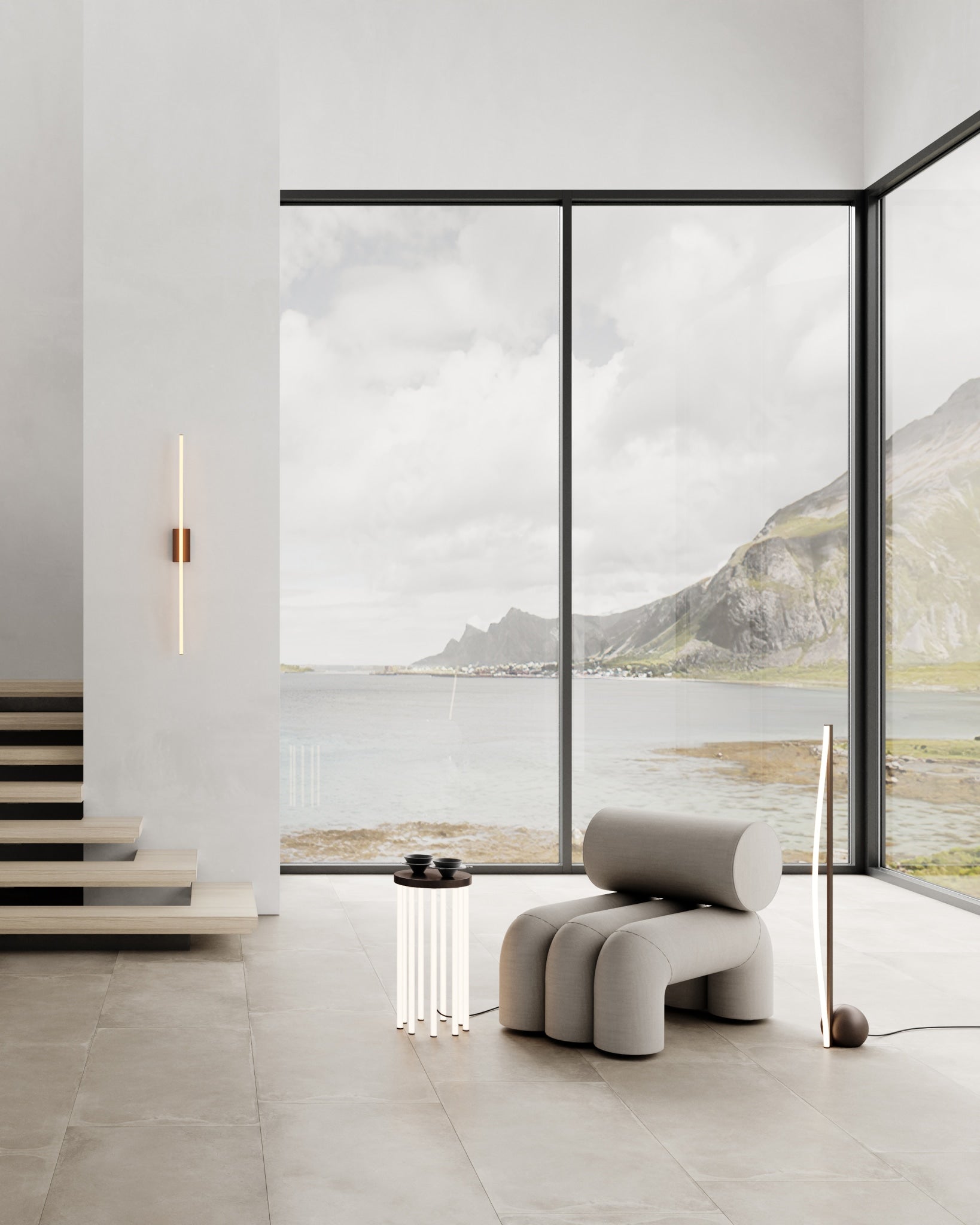 101 Copenhagen - Bow Floor Lamp - Bronze - Floor Lamp