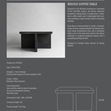 101 Copenhagen - Brutus Coffee Table - Coffee - Coffee Table