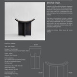 101 Copenhagen - Brutus Stool - Coffee - Stool
