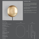 101 Copenhagen - Clam Wall Lamp - Brass - Wall Lamp