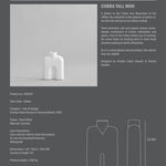 101 Copenhagen - Cobra Vase Tall, Mini - Bone White - Vase