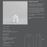101 Copenhagen - Cobra Vase Tall, Mini - Bone White - Vase