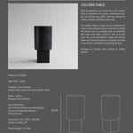 101 Copenhagen - Column Table - Coffee - Side Table