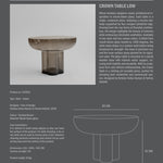 101 Copenhagen - Crown Table, Low - Smoked Forest - Coffee or Side Table