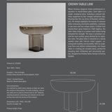 101 Copenhagen - Crown Table, Low - Smoked Forest - Coffee or Side Table