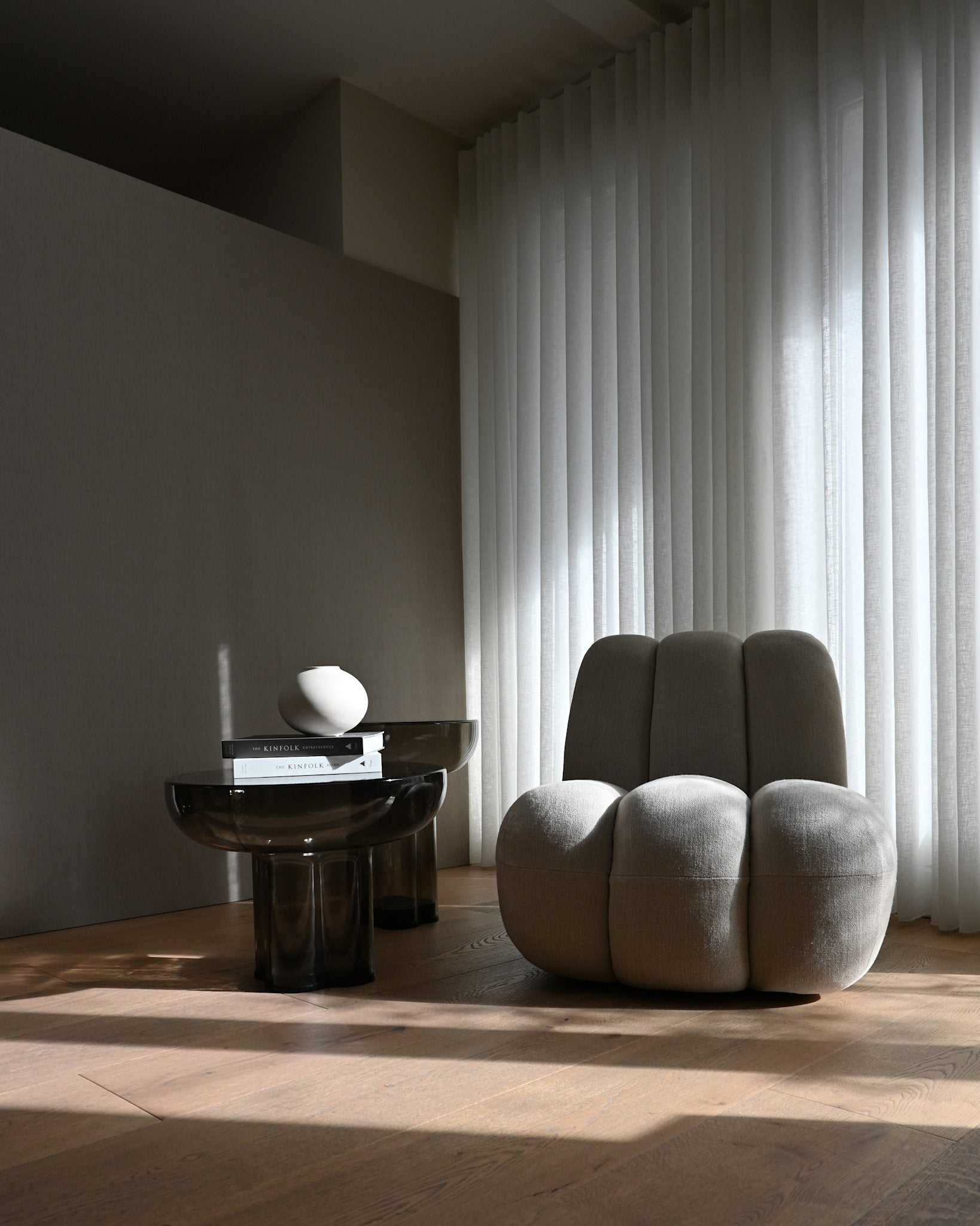 101 Copenhagen - Crown Table, Tall - Smoked Forest - Coffee or Side Table